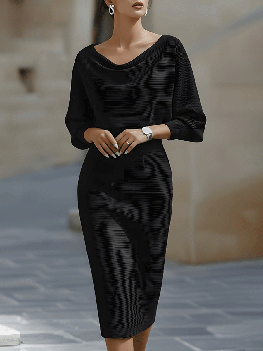 Lydia | Stilvolles Midi-Kleid für jeden Tag