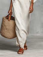 Minimalistisch Maxi Kleid
