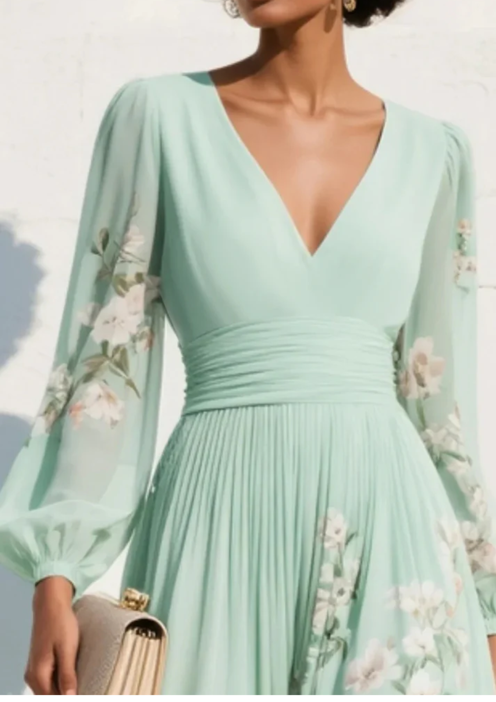 Maria - Stilvolles, schwungvolles Midikleid