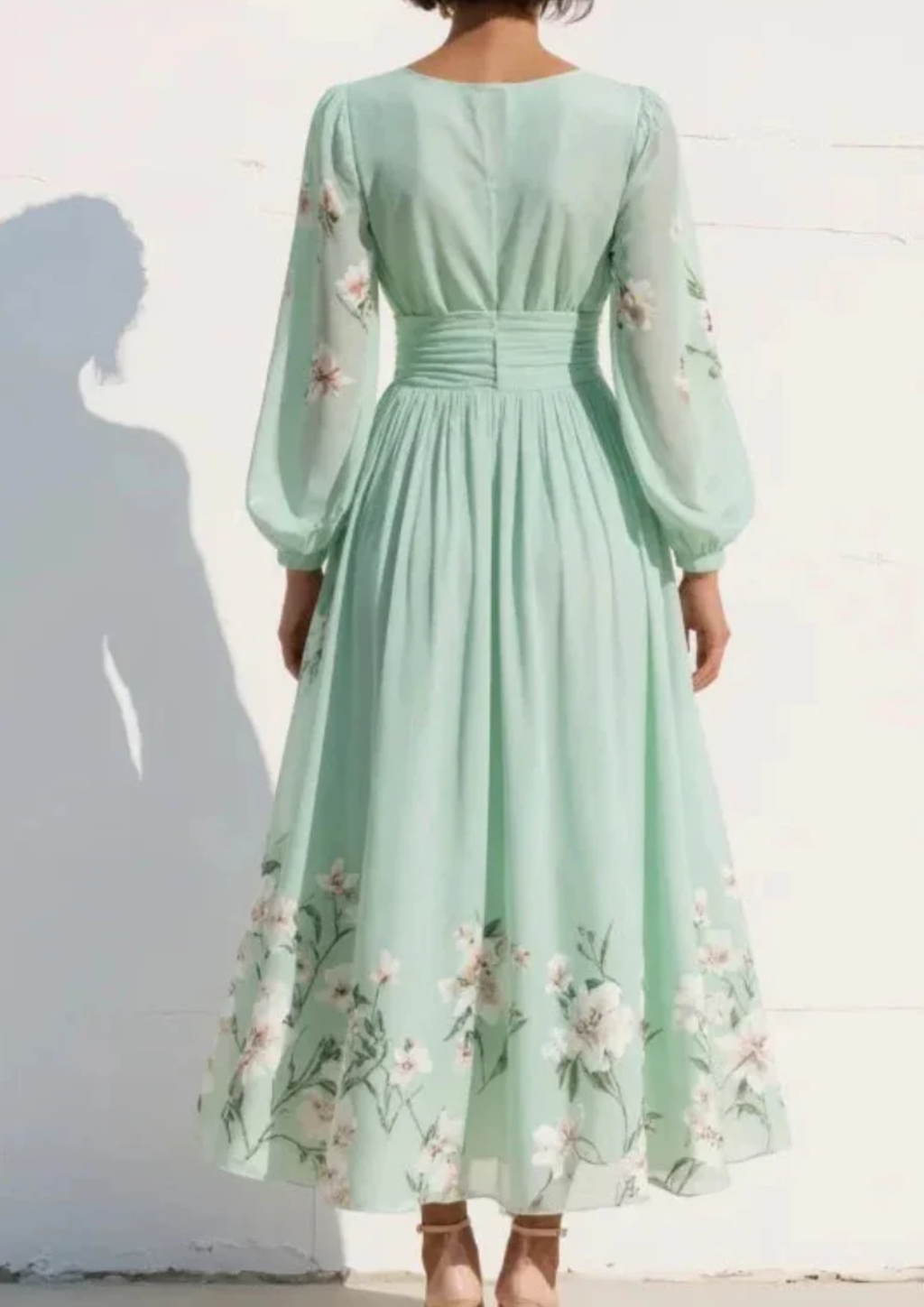 Maria - Stilvolles, schwungvolles Midikleid