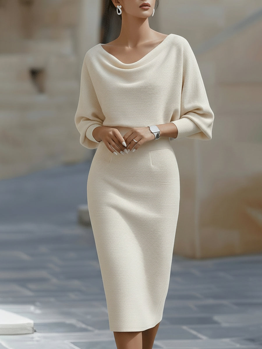 Lydia | Stilvolles Midi-Kleid für jeden Tag