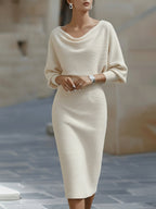 Lydia | Stilvolles Midi-Kleid für jeden Tag
