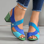 Sommerfeld™ | Komfortable High-Heels mit Kreuzriemen