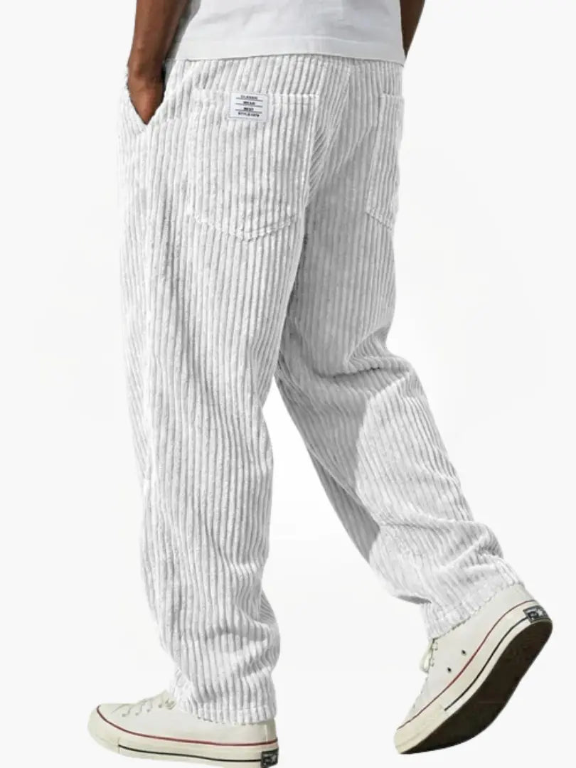 Herren Cordhose mit elastischem Bund