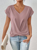 Sommerfeld | Lässiges T-Shirt mit Sweetheart-Ausschnitt