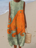 Tess™ Oceanic Midikleid