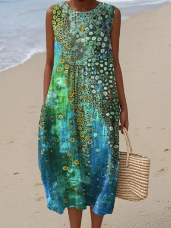 Zara™ Reef Midi-Kleid