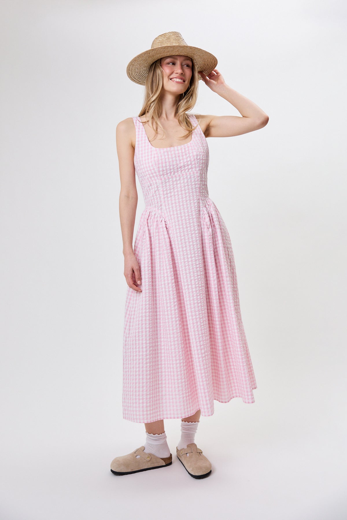 Arwen A-Line Dress Baby Rose
