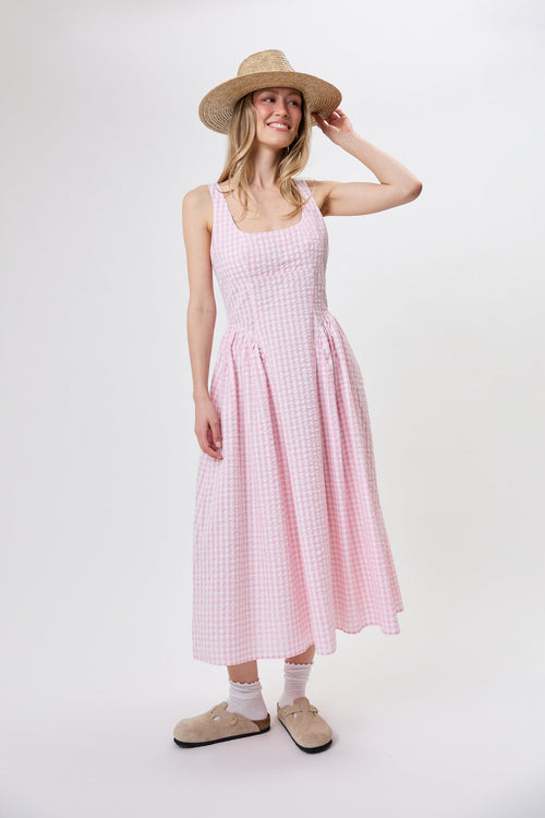 Arwen A-Line Dress Baby Rose