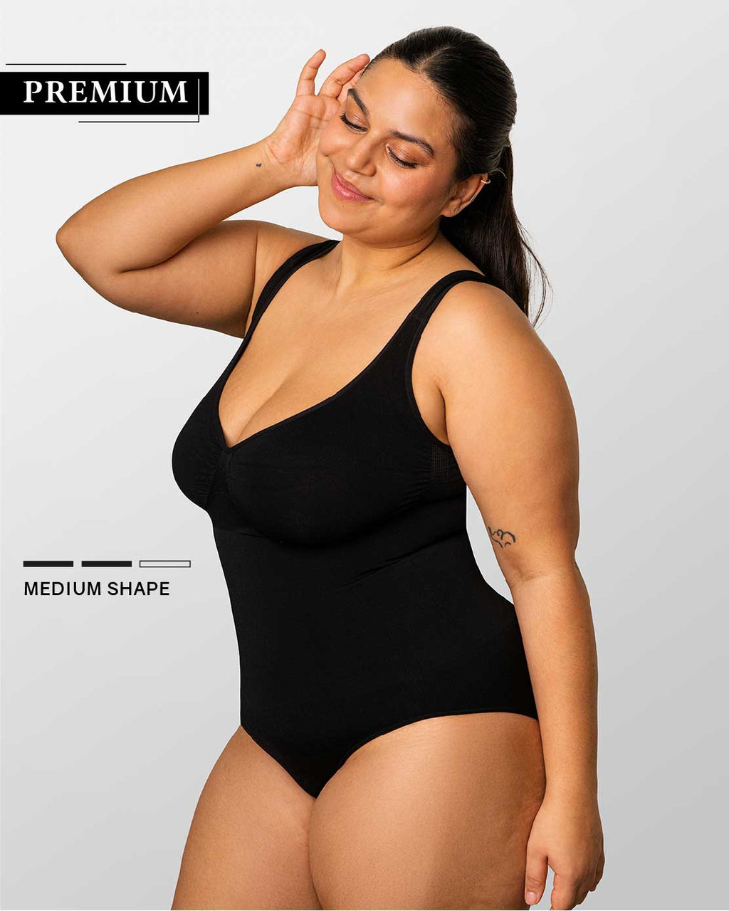 Shape Bestseller - Body Extra breite Träger + Body breitere Träger + Top mit Raffung
