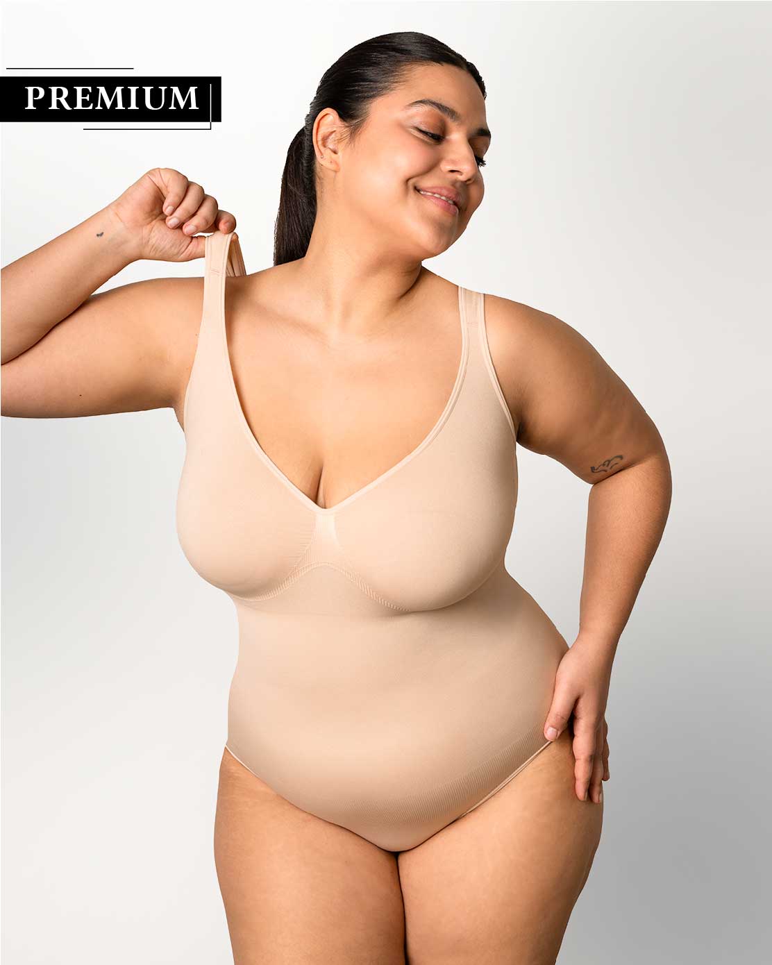 Shape Bestseller - Body Extra breite Träger + Body breitere Träger + Top mit Raffung