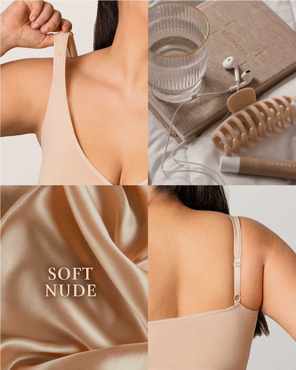 Shape Bestseller - Body Extra breite Träger + Body breitere Träger + Top mit Raffung