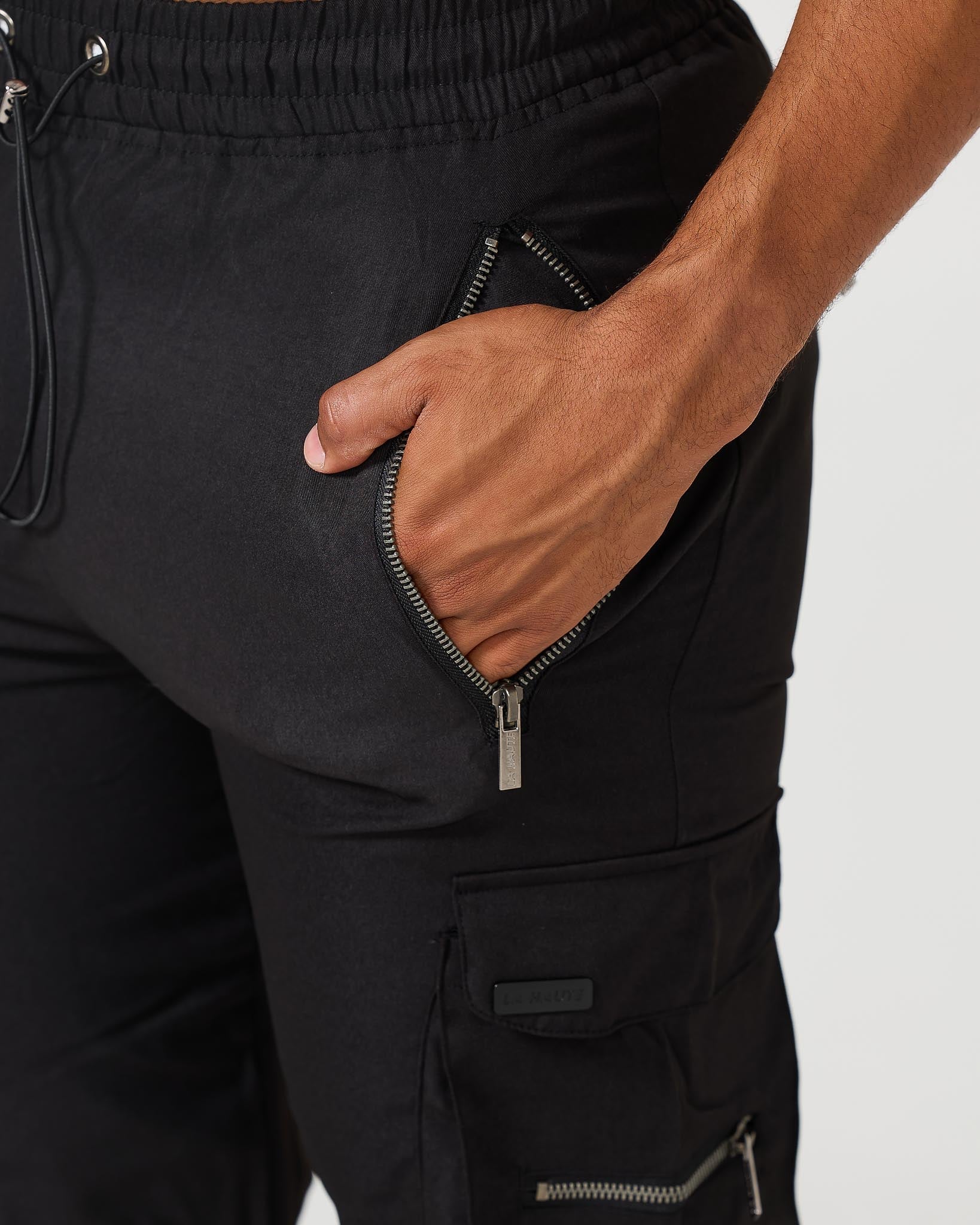 Schwarze Cargo-Hose (1 kaufen, 1 GRATIS dazu)