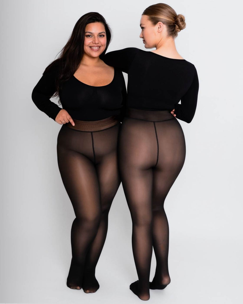 InvisiTights™ | gefütterte Strumpfhose | mit gefüttertem Fuß