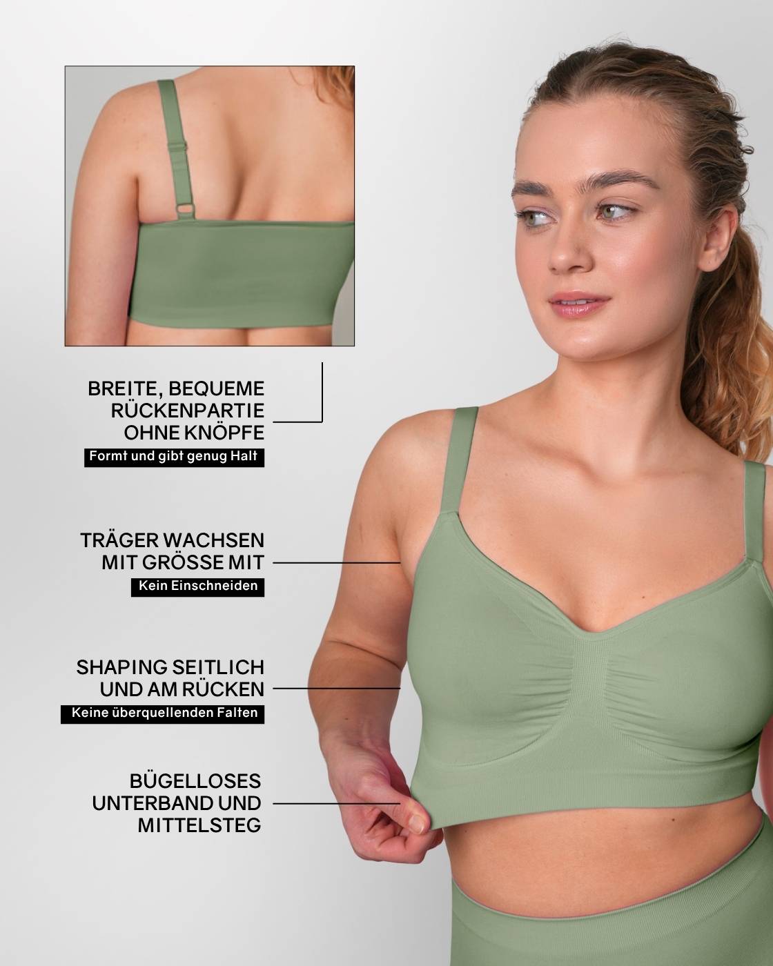 InvisiBra "Soft" - Bügelloser BH zum reinschlüpfen