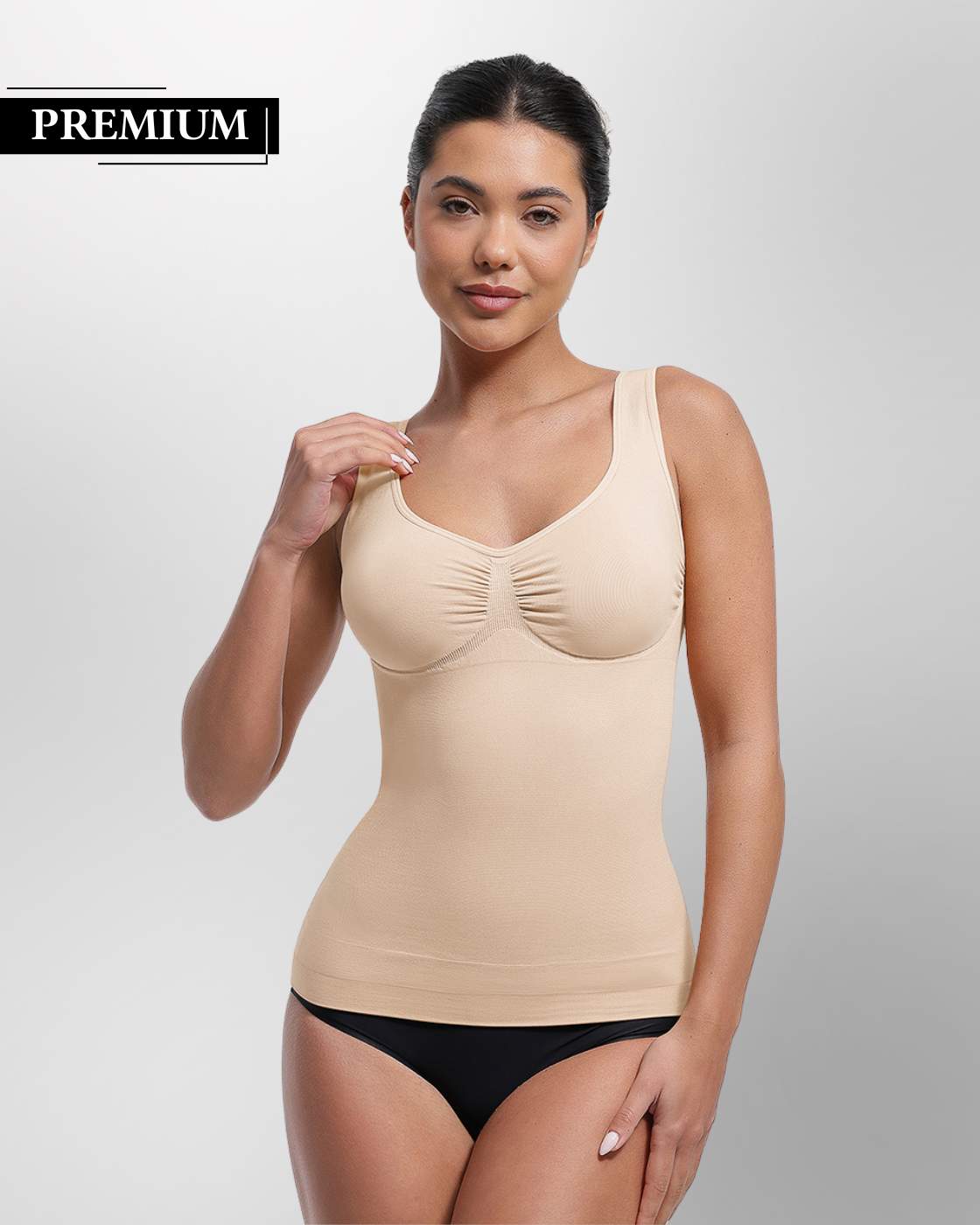 Shape Bestseller - Body Extra breite Träger + Body breitere Träger + Top mit Raffung