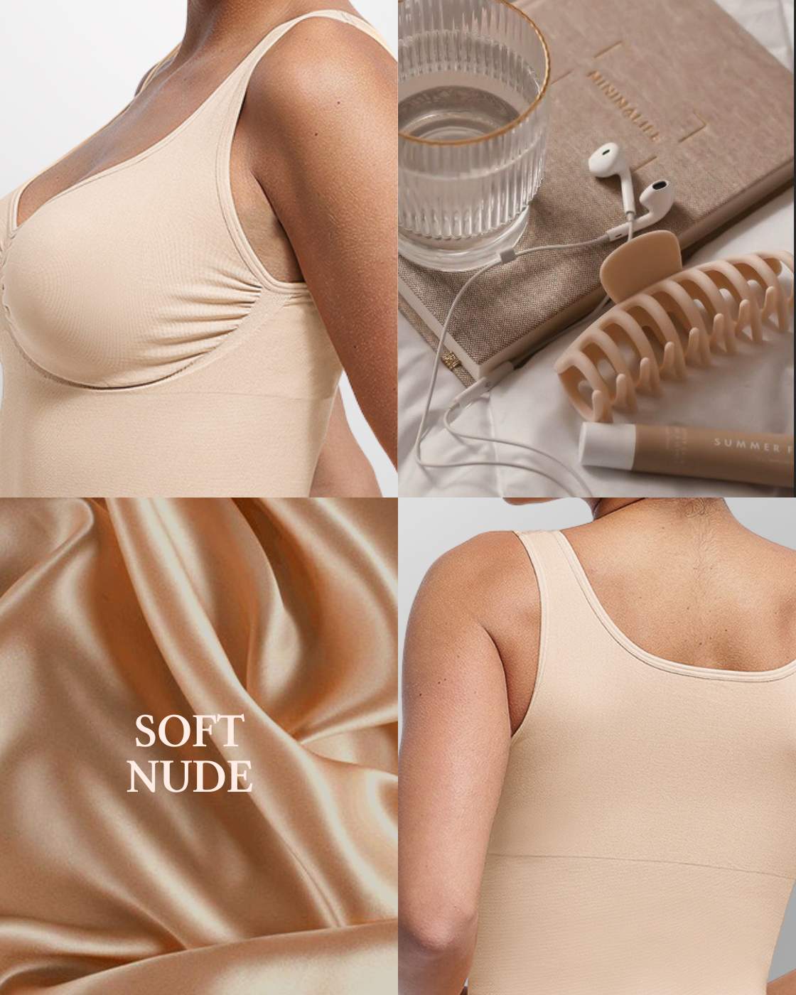 Shape Bestseller - Body Extra breite Träger + Body breitere Träger + Top mit Raffung