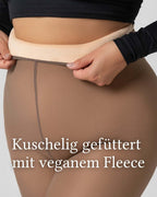 InvisiTights™ | gefütterte Strumpfhose | mit gefüttertem Fuß