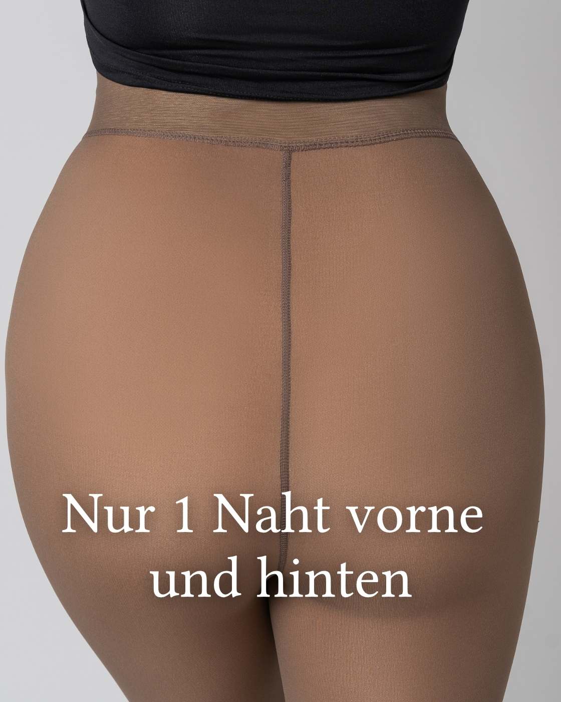 InvisiTights™ | gefütterte Strumpfhose | mit gefüttertem Fuß