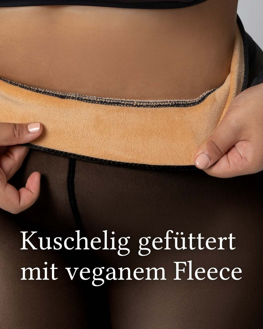 InvisiTights™ | gefütterte Strumpfhose | mit gefüttertem Fuß