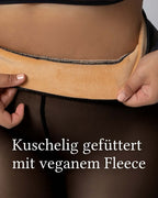 InvisiTights™ | gefütterte Strumpfhose | mit gefüttertem Fuß