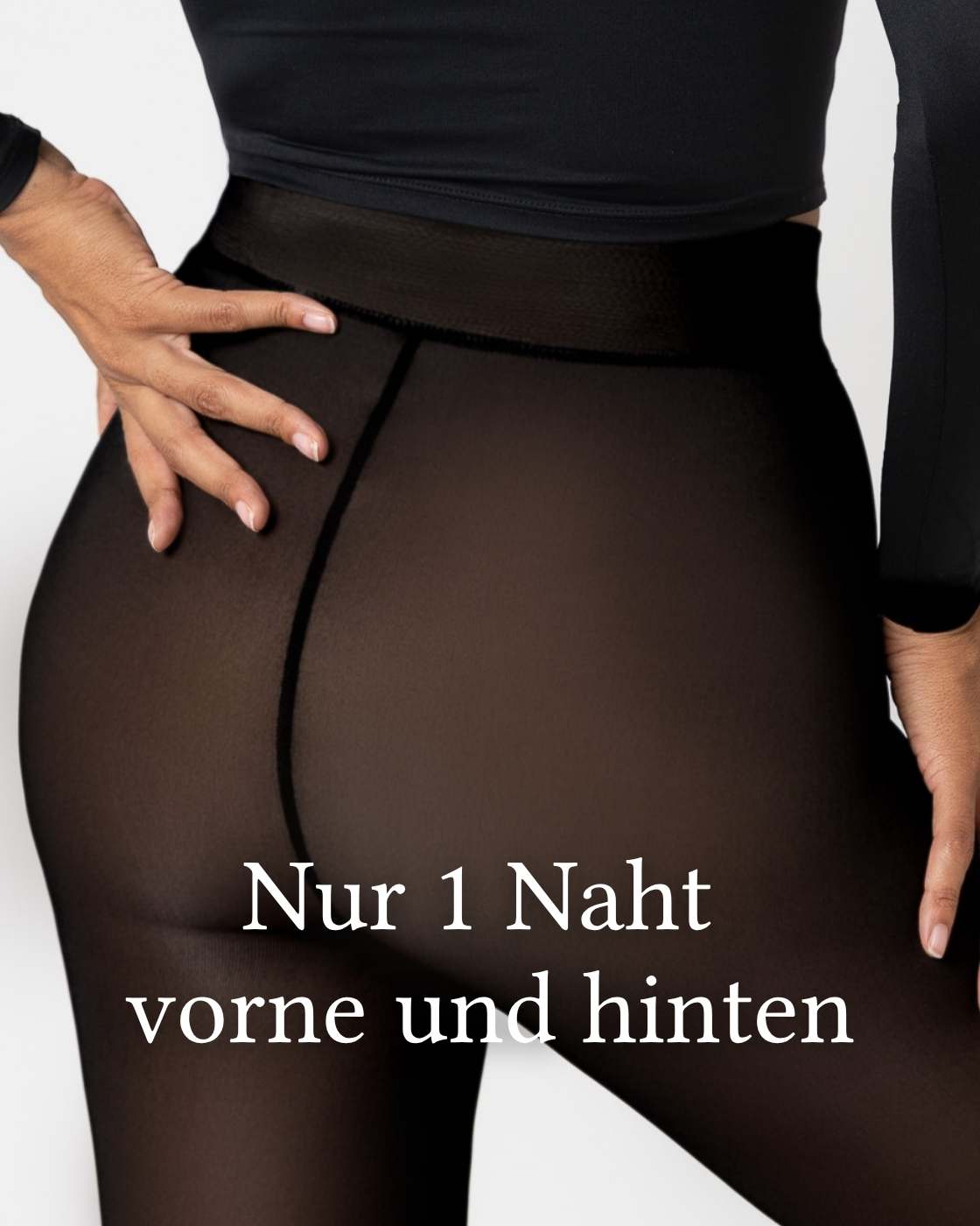 InvisiTights™ | gefütterte Strumpfhose | mit gefüttertem Fuß