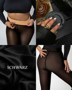 InvisiTights™ | gefütterte Strumpfhose | mit gefüttertem Fuß