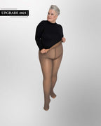 InvisiTights™ | gefütterte Strumpfhose | mit gefüttertem Fuß
