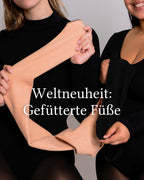 InvisiTights™ | gefütterte Strumpfhose | mit gefüttertem Fuß