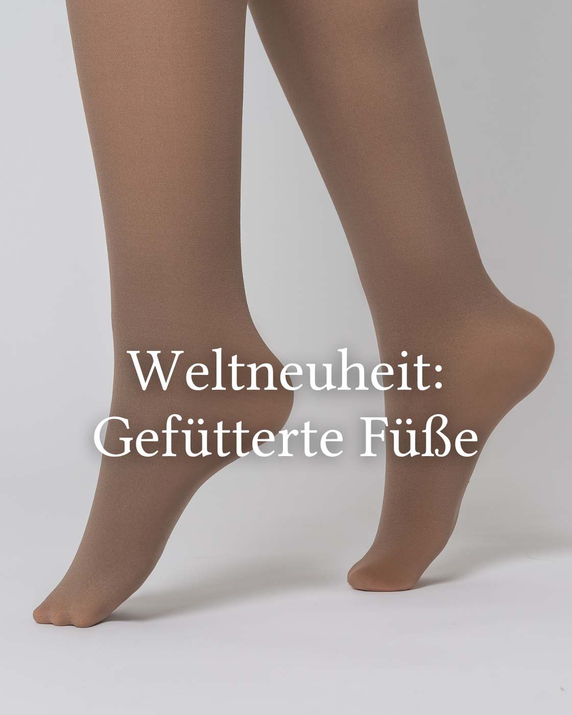 InvisiTights™ | gefütterte Strumpfhose | mit gefüttertem Fuß