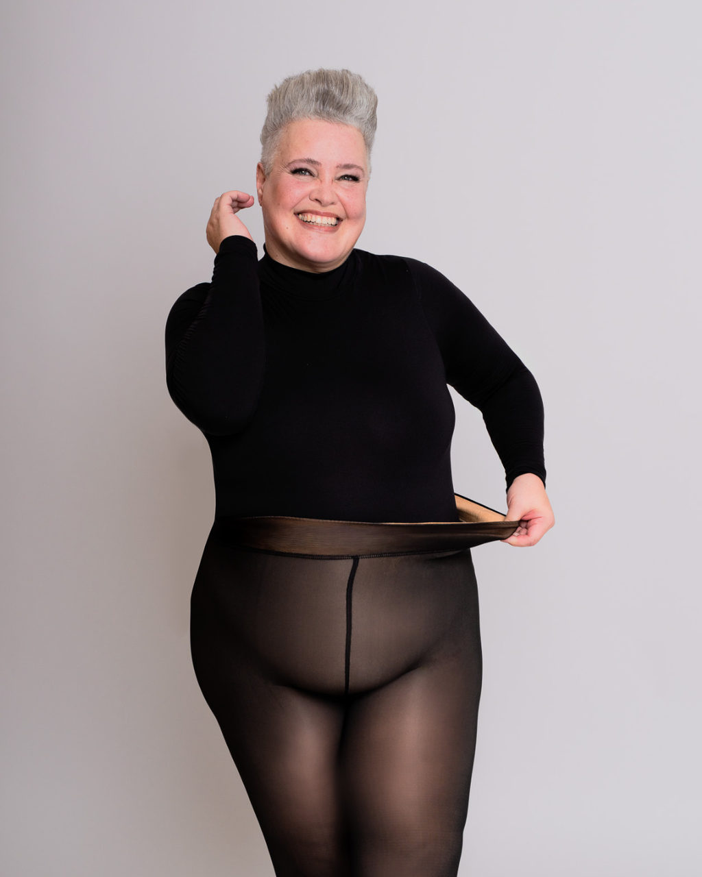 InvisiTights™ | gefütterte Strumpfhose | mit gefüttertem Fuß