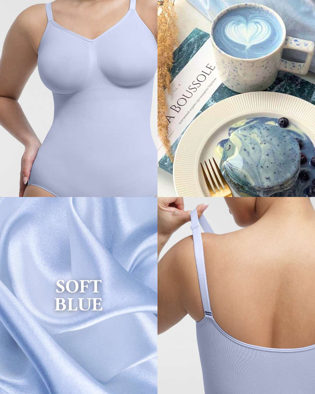 Shape Bestseller - Body Extra breite Träger + Body breitere Träger + Top mit Raffung