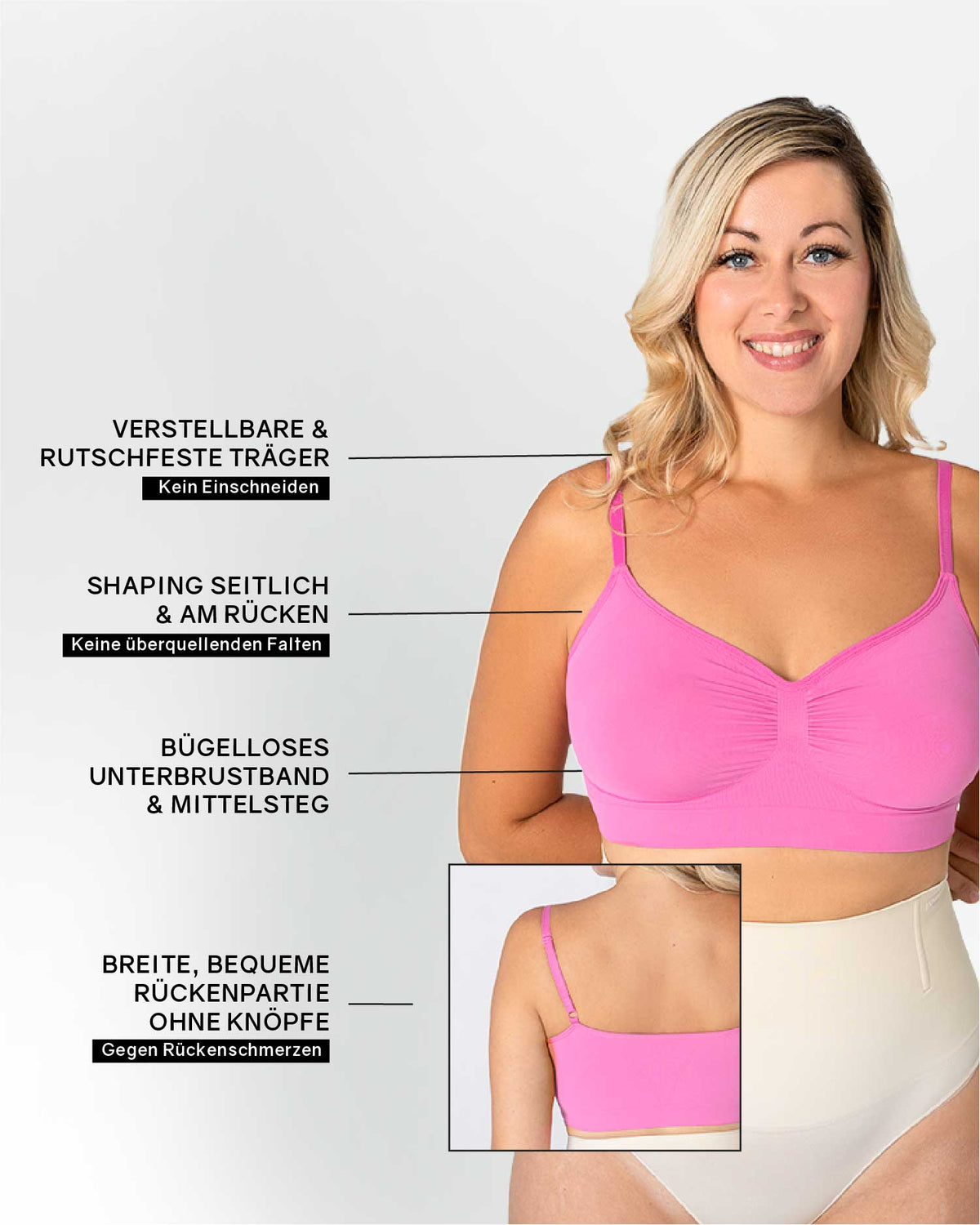 InvisiBra "Soft" - Bügelloser BH zum reinschlüpfen