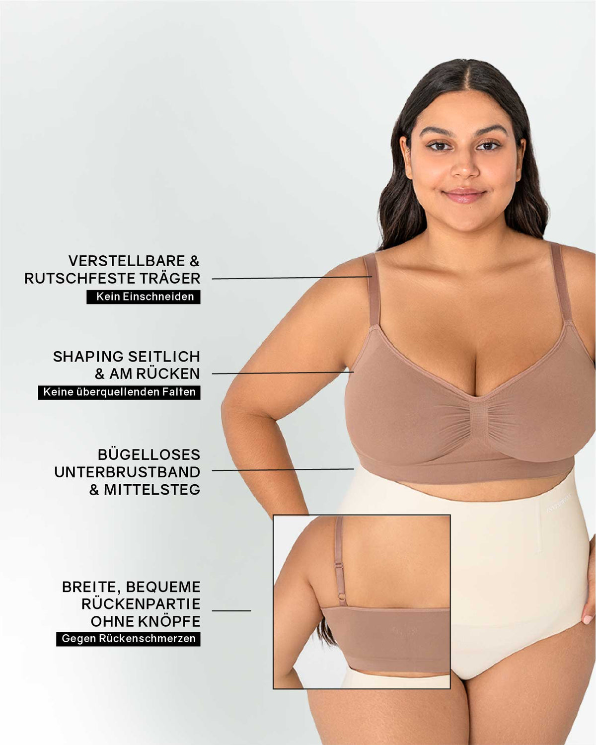 InvisiBra "Soft" - Bügelloser BH zum reinschlüpfen
