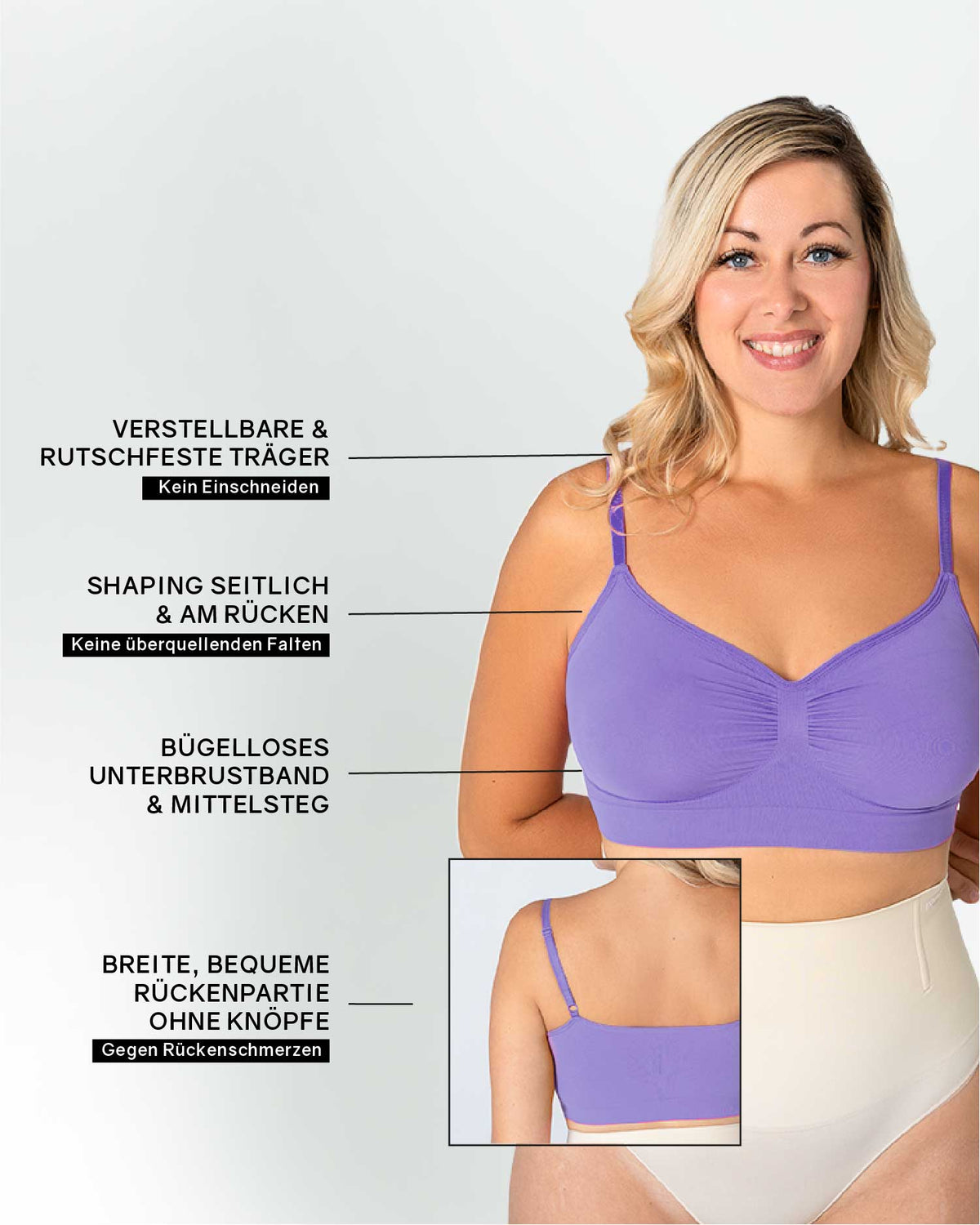 InvisiBra "Soft" - Bügelloser BH zum reinschlüpfen