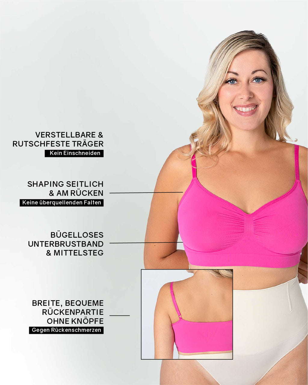 InvisiBra "Soft" - Bügelloser BH zum reinschlüpfen