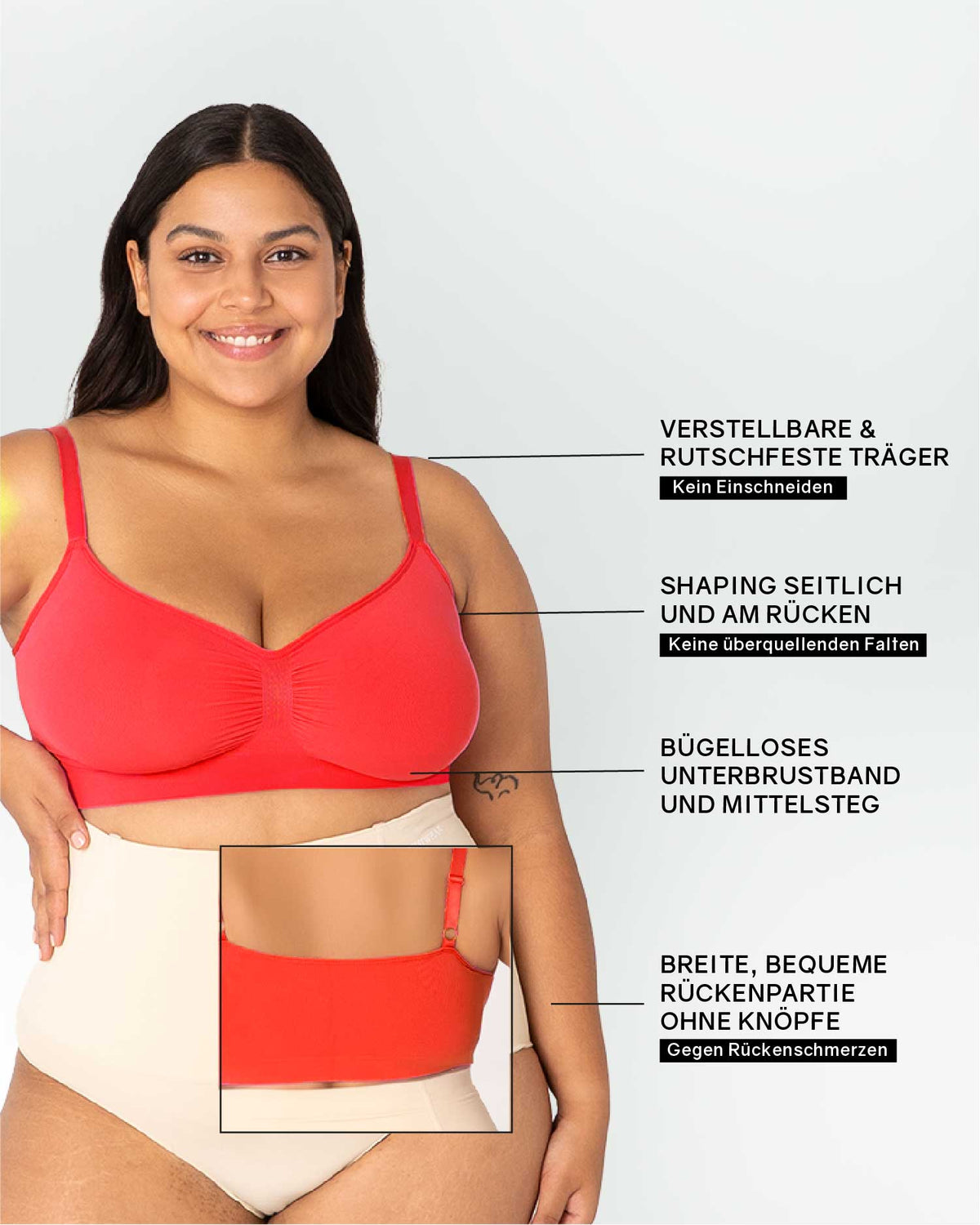 InvisiBra "Soft" - Bügelloser BH zum reinschlüpfen