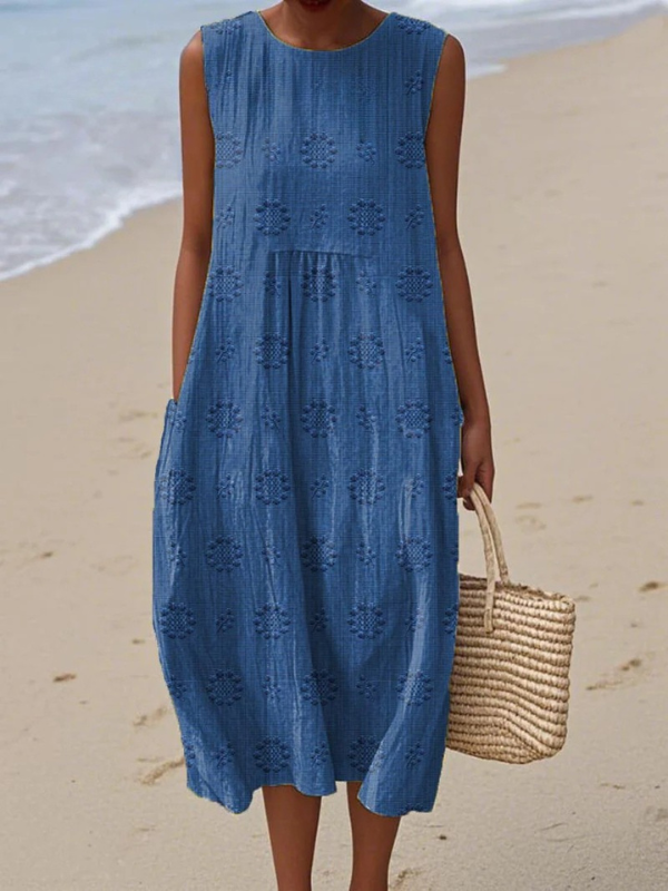 Iva - Alltags-Sommer-Midikleid