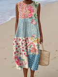 Anna™ Patchwork-Midikleid