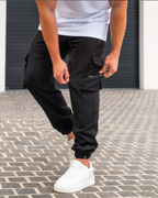 Schwarze Cargo-Hose (1 kaufen, 1 GRATIS dazu)