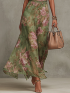 Serena ∙ langes Chiffonkleid