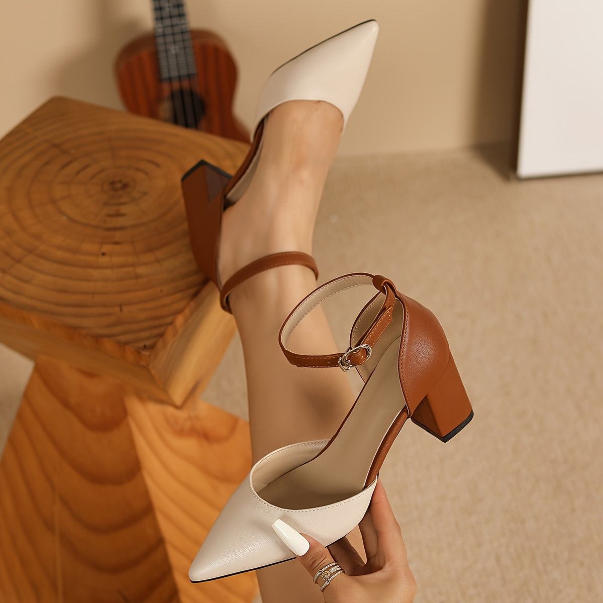Sommerfeld™ | Zweifarbige Riemchen-High-Heels