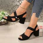Sommerfeld™ | Komfortable High-Heels mit Kreuzriemen