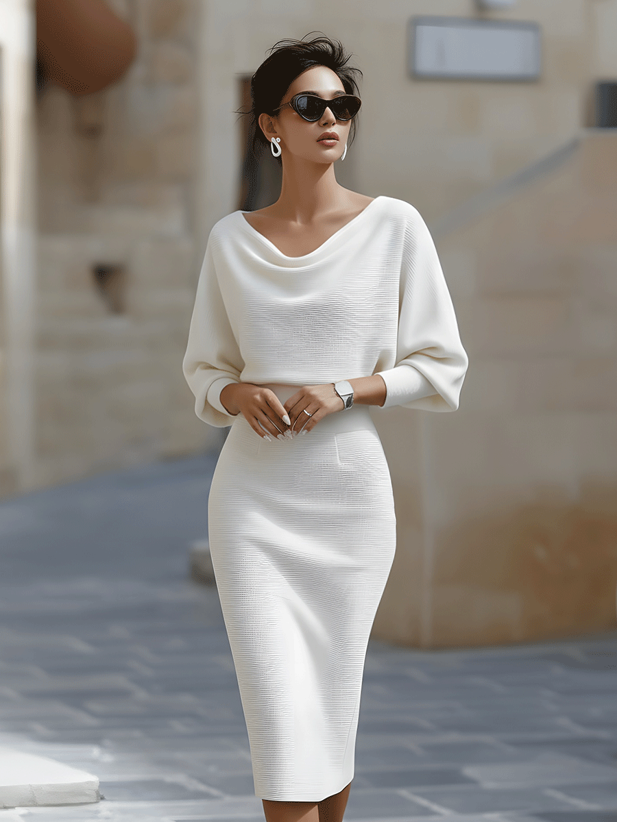 Lydia | Stilvolles Midi-Kleid für jeden Tag