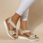 Sommerfeld | Elegante Plateau-Sandalen