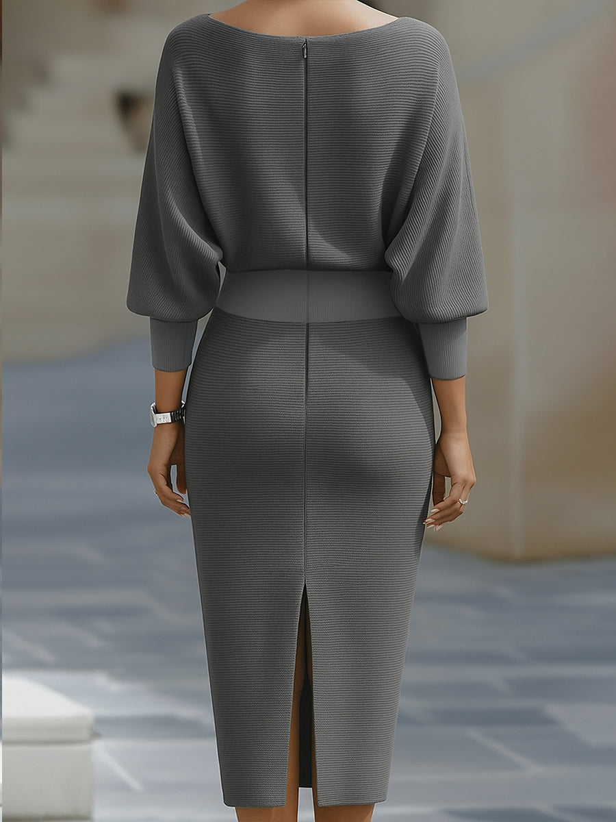 Lydia | Stilvolles Midi-Kleid für jeden Tag