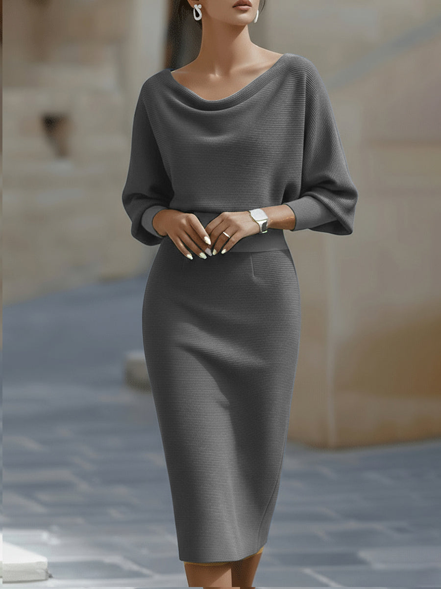 Lydia | Stilvolles Midi-Kleid für jeden Tag