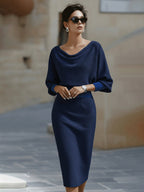 Lydia | Stilvolles Midi-Kleid für jeden Tag