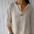 Denzel | Vielseitige Knopf Bluse