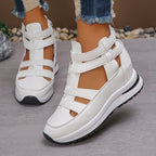 Bequeme leichte Wedges mit seitlichem Reißverschluss